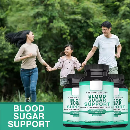 Blood Sugar Support - with Vitamin C, Gymnema Sylvestre, Alpha Lipoic Acid, Cinnamon, Cayenne - 120 Capsules