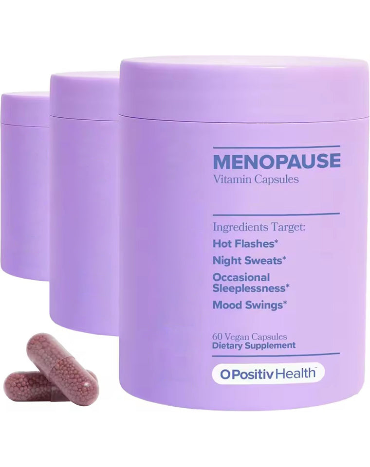 Women's vitamin supplement containing vitamin D3 and B6, which helps alleviate night sweats and mood swings