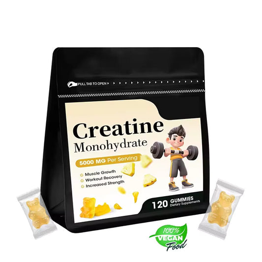Creatine Gummies Creatine Monohydrate 5000mg Energy Booster Enhance Strength, Energy, Endurance, Improve Endurance