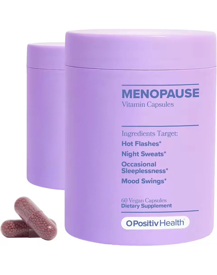 Women's vitamin supplement containing vitamin D3 and B6, which helps alleviate night sweats and mood swings