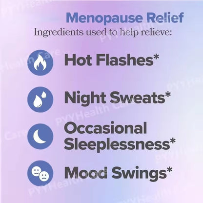 Women's vitamin supplement containing vitamin D3 and B6, which helps alleviate night sweats and mood swings