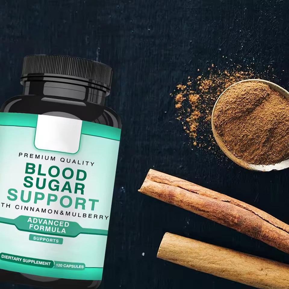 Blood Sugar Support - with Vitamin C, Gymnema Sylvestre, Alpha Lipoic Acid, Cinnamon, Cayenne - 120 Capsules